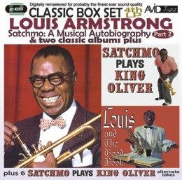 Louis Armstrong: Satchmo: A Musical Autobiography - Part 2 (4th LP) & Two Classic Albums Plus (Satchmo Plays King Oliver / Louis And The Good Book) (2CD)