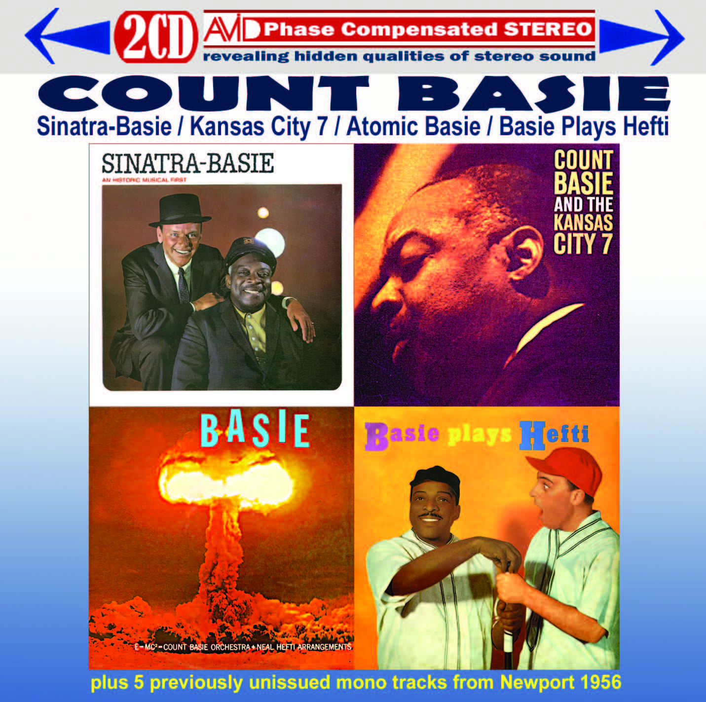 Count Basie: Four Classic Albums Plus (Sinatra - Basie / Count Basie And  The Kansas City 7 / The Atomic Mr Basie / Basie Plays Hefti) (2CD)