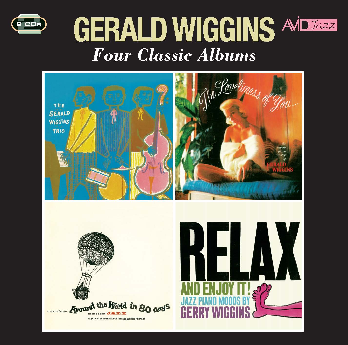 Gerald Wiggins: Four Classic Albums (The Gerald Wiggins Trio The  Loveliness Of You Music From Around The World In Eighty Days Relax And  Enjoy It) (2CD)