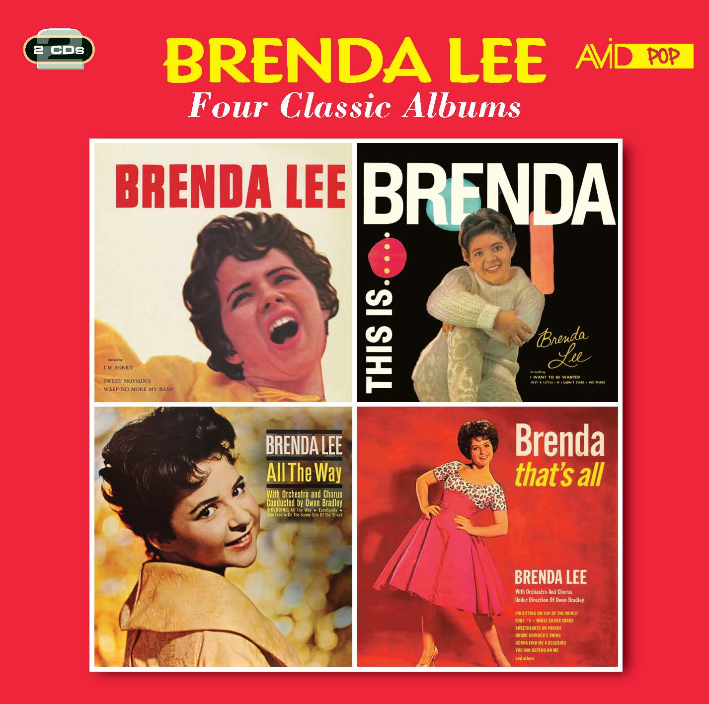 Brenda Lee: Four Classic Albums (Brenda Lee (Miss Dynamite) / This Is  Brenda / All The Way / Brenda, That's All) (2CD)