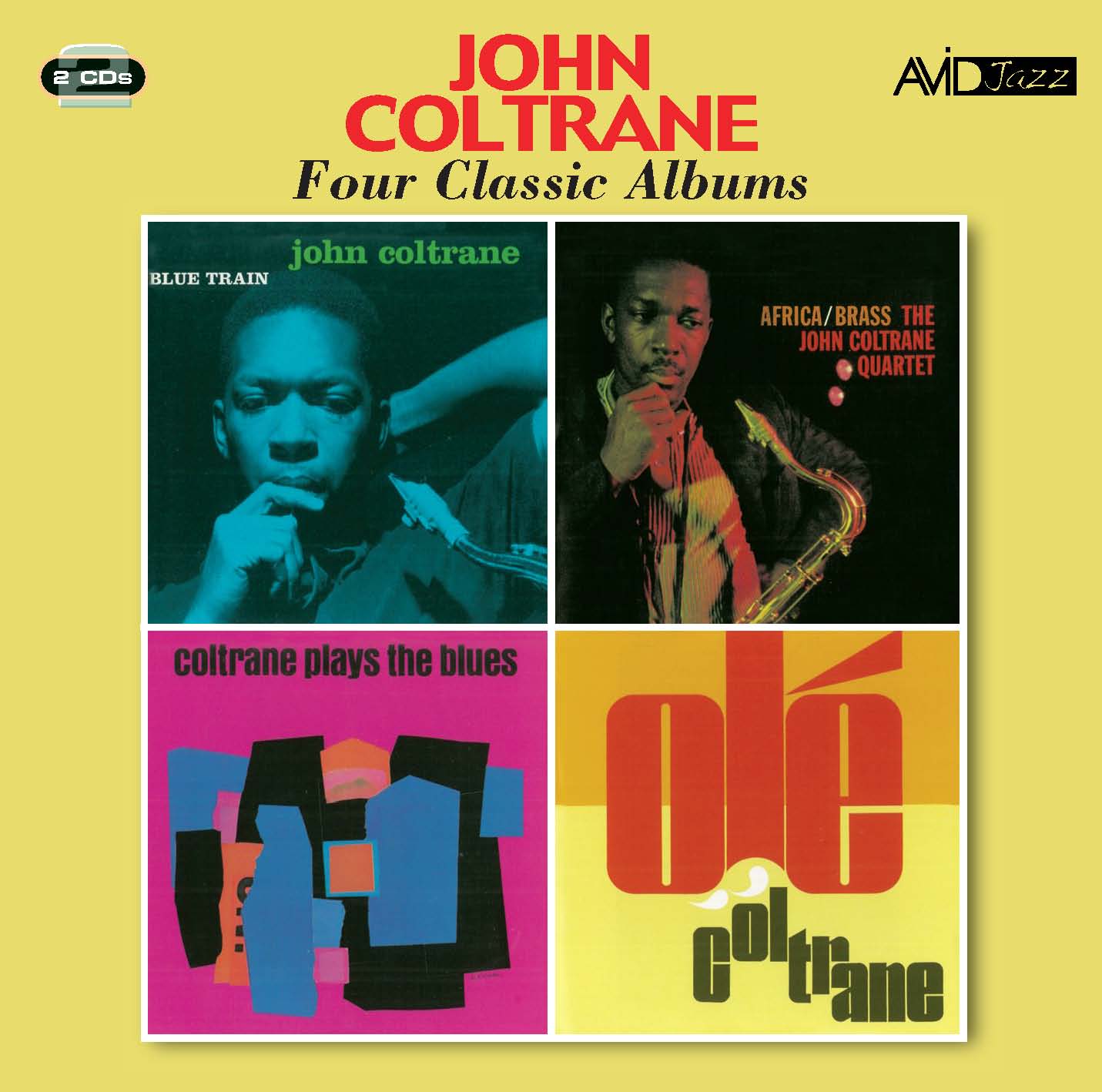 John Coltrane: Four Classic Albums (Blue Train / Africa Brass / Plays The  Blues / Ole) (2CD)