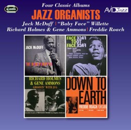 Various Artists: Jazz Organists - Four Classic Albums (The Honey Dripper / Face To Face / Groovin’ With Jug / Down To Earth) (2CD)