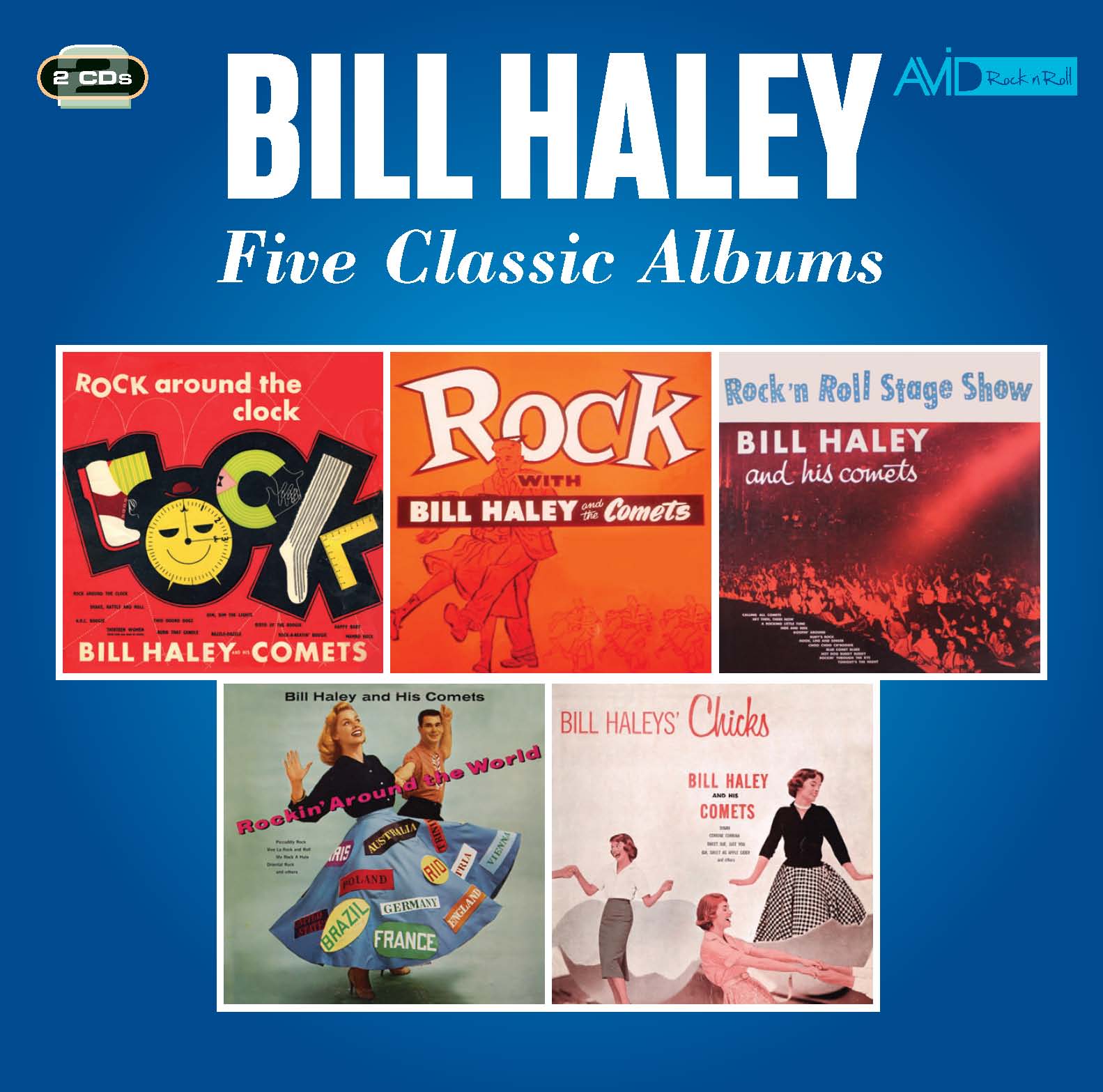 Bill　Five　Albums　Chicks)　Rock　World　With　Clock　(Rock　Classic　The　The　Around　Haley:　Haley　Show　Rockin'　Rock　N　Stage　Roll　Bill　Haley's　(2CD)　Around　Bill