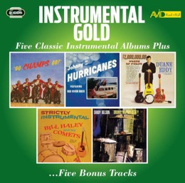 Various Artists: Instrumental Gold - Five Classic Instrumental Albums Plus (Go Champs Go! / Johnny And The Hurricanes / $1,000,000 Dollars Worth Of Twang / Strictly Instrumental / Drums Are My Beat!) (2CD)