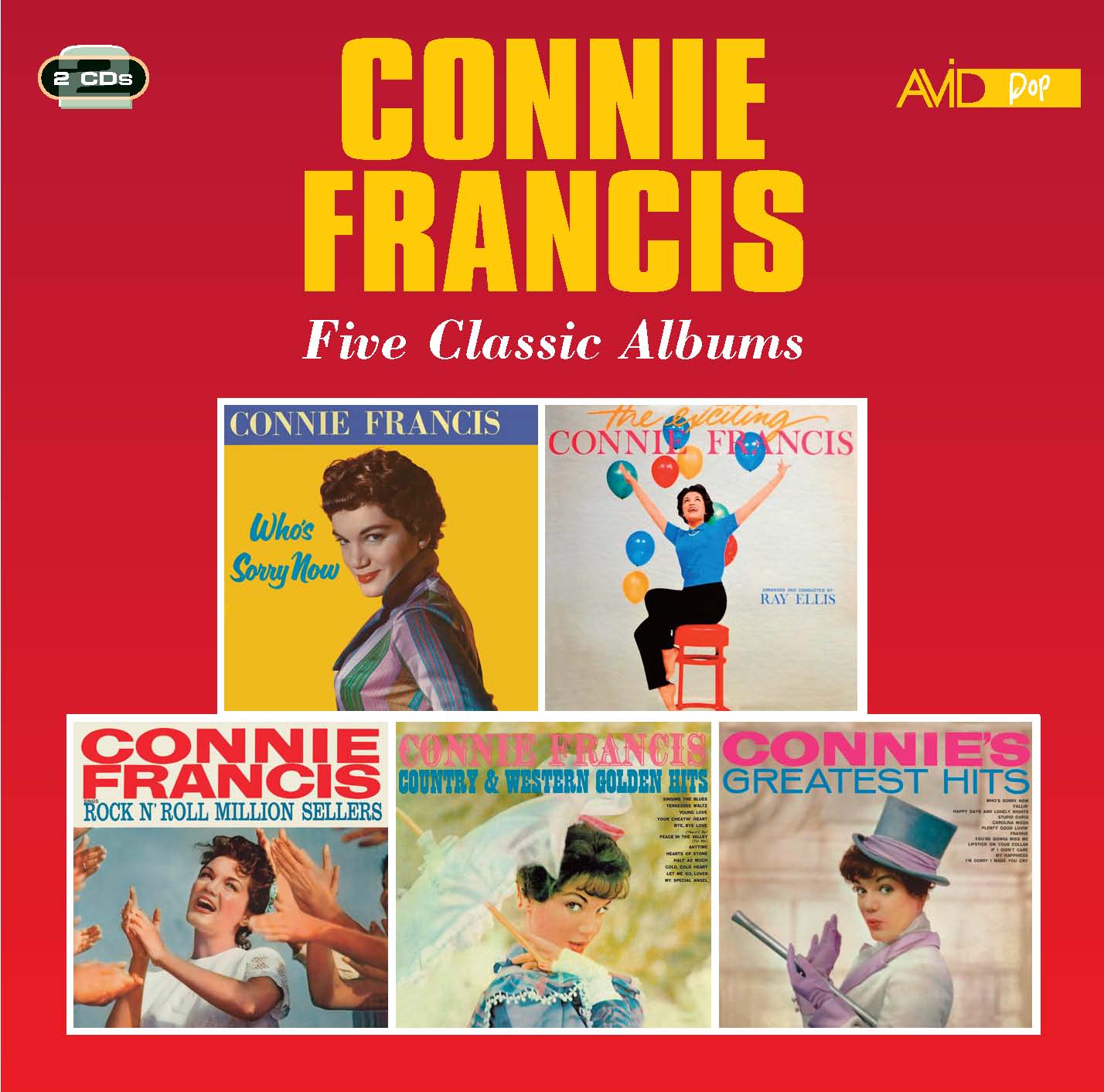 Hits　The　(Who's　Hits)　Classic　N　(2CD)　Connie's　Roll　Golden　Connie　Albums　Country　Western　Greatest　Million　Rock　Sorry　Exciting　Now　Sellers　Francis:　Five