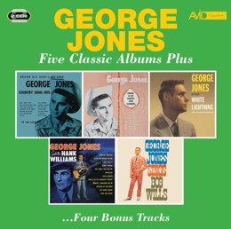George Jones: Five Classic Albums Plus (Grand Ole Opry’s New Star / George Jones Sings / Sings White Lightning And Other Favorites / Salutes Hank Williams / Sings Bob Wills) (2CD)