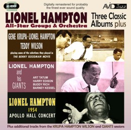 Lionel Hampton: All Star Groups & Orchestra -Three Classic Albums Plus (Gene Krupa, Lionel Hampton, Teddy Wilson / Lionel Hampton & his Giants / 1954 Apollo Hall Concert) (2CD)