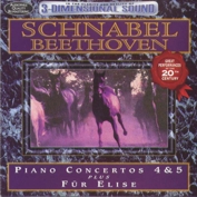 Schnabel Plays Beethoven: Piano Concertos 4 & 5 Plus Fur Elise (CD)
