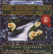 Grieg, Schumann, Franck Piano Concertos: Moiseiwitsch & Hess (CD)
