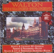 Walton: Violin & Viola Concertos Plus Sinfonia Concertante (CD)