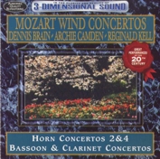 Mozart: Wind Concertos: Dennis Brain, Archie Camden, Reginald Kell (CD)